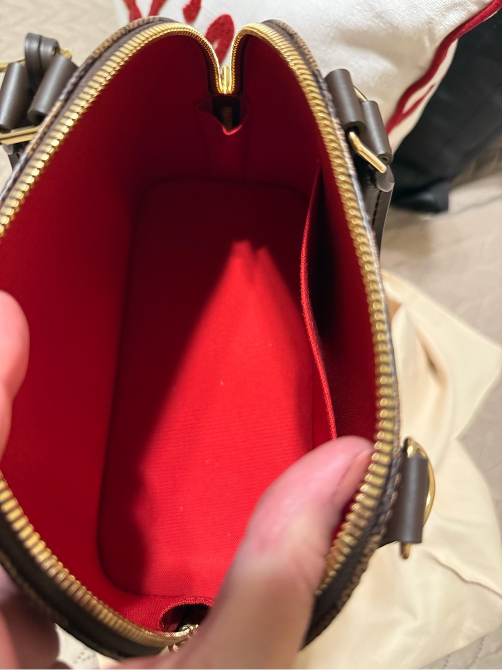 LOUIS VUITTON ALMA BB DAMIER EBENE - Picture 4 of 16